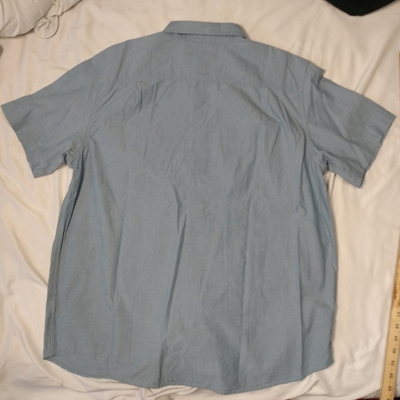 Like New Carhartt Soft Cotton Made in India Short Sleeve Button work Shirt L XL - Picture 11 of 13